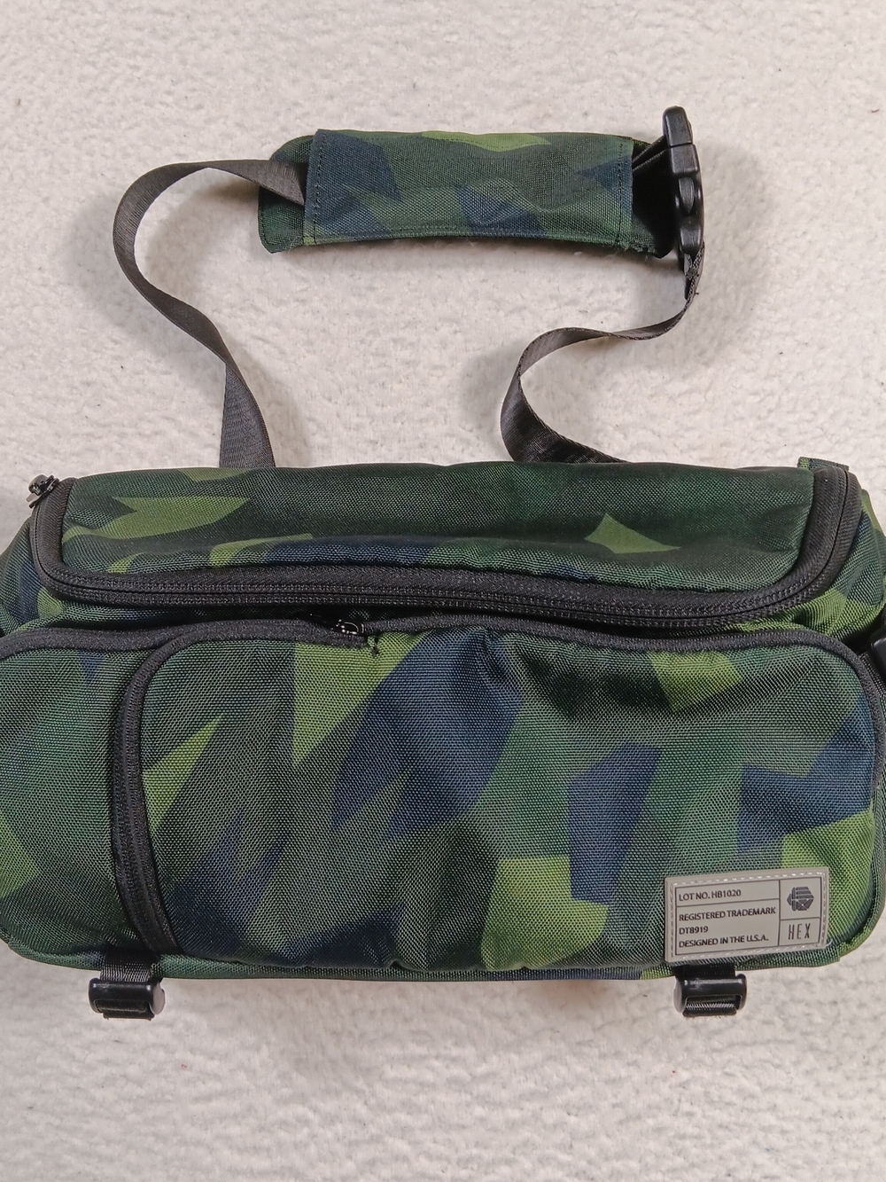 Hex Ranger Green Camo DSLR Camera Sling V2 Bag